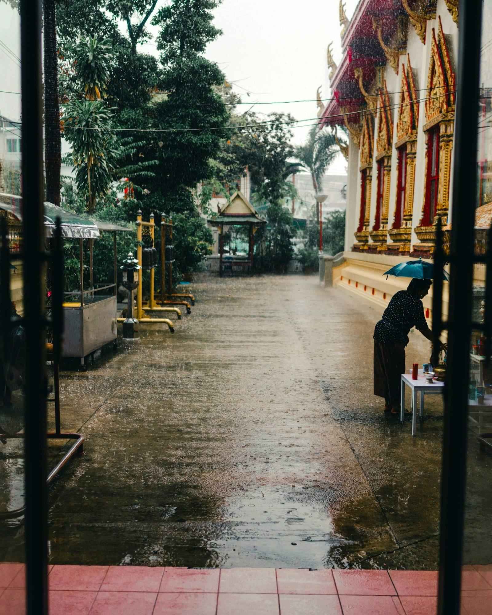 Temple practice in Thailand and meditation study in Nepal