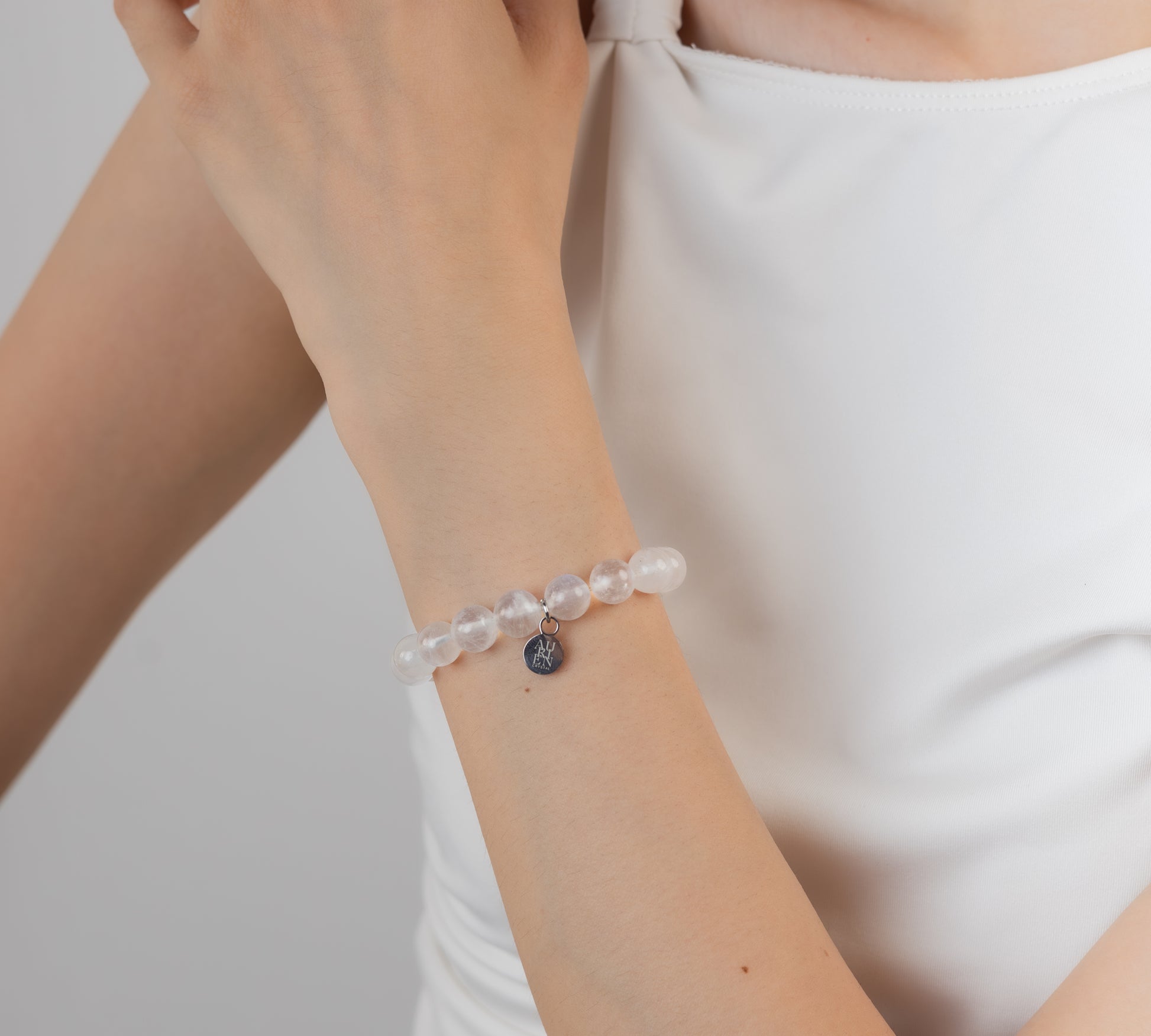 Himalayan Meditation · Blue Moonstone 8mm