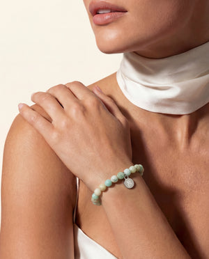 Amazonite meditation crystal bracelet aurien crystal 1