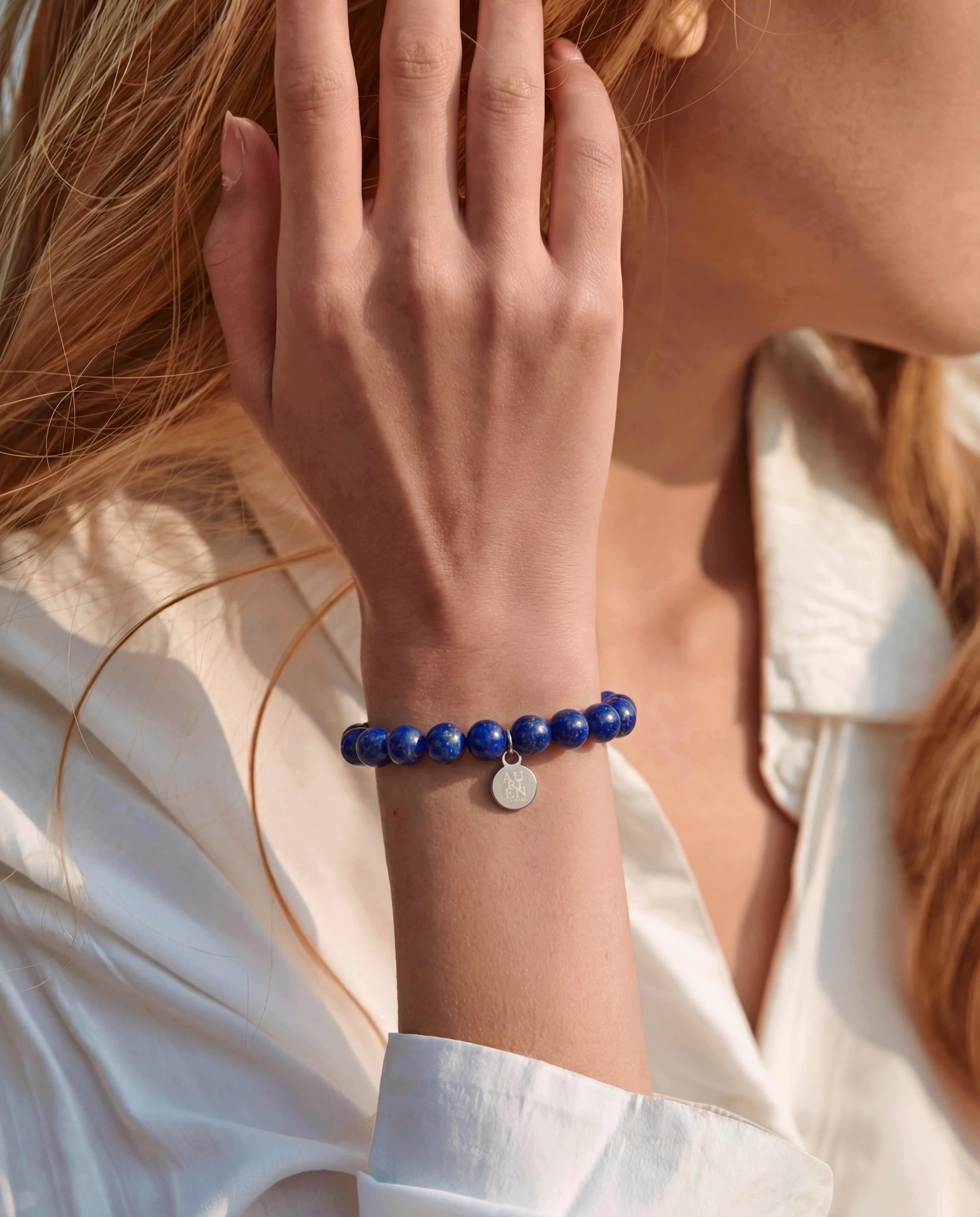 Lapis Lazuli meditation crystal bracelet auien crystal 2