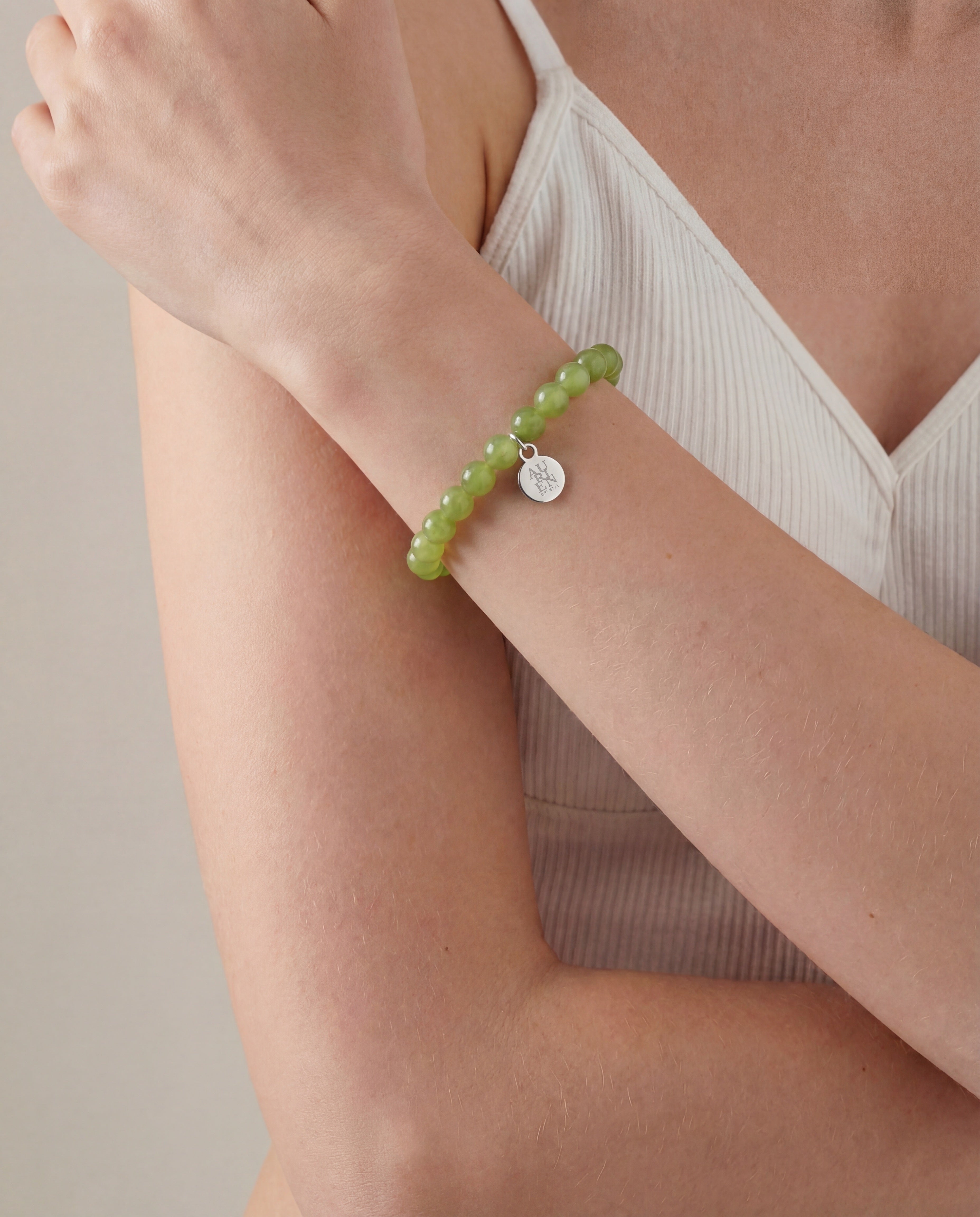peridot meditation crystal bracelet aurien crystal 2