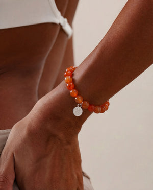 carnelian meditation crystal bracelet aurien crystal 2