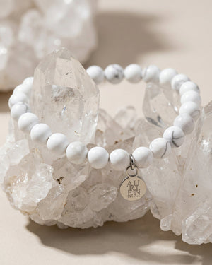 howlite meditation crystal bracelet aurien crystal 1