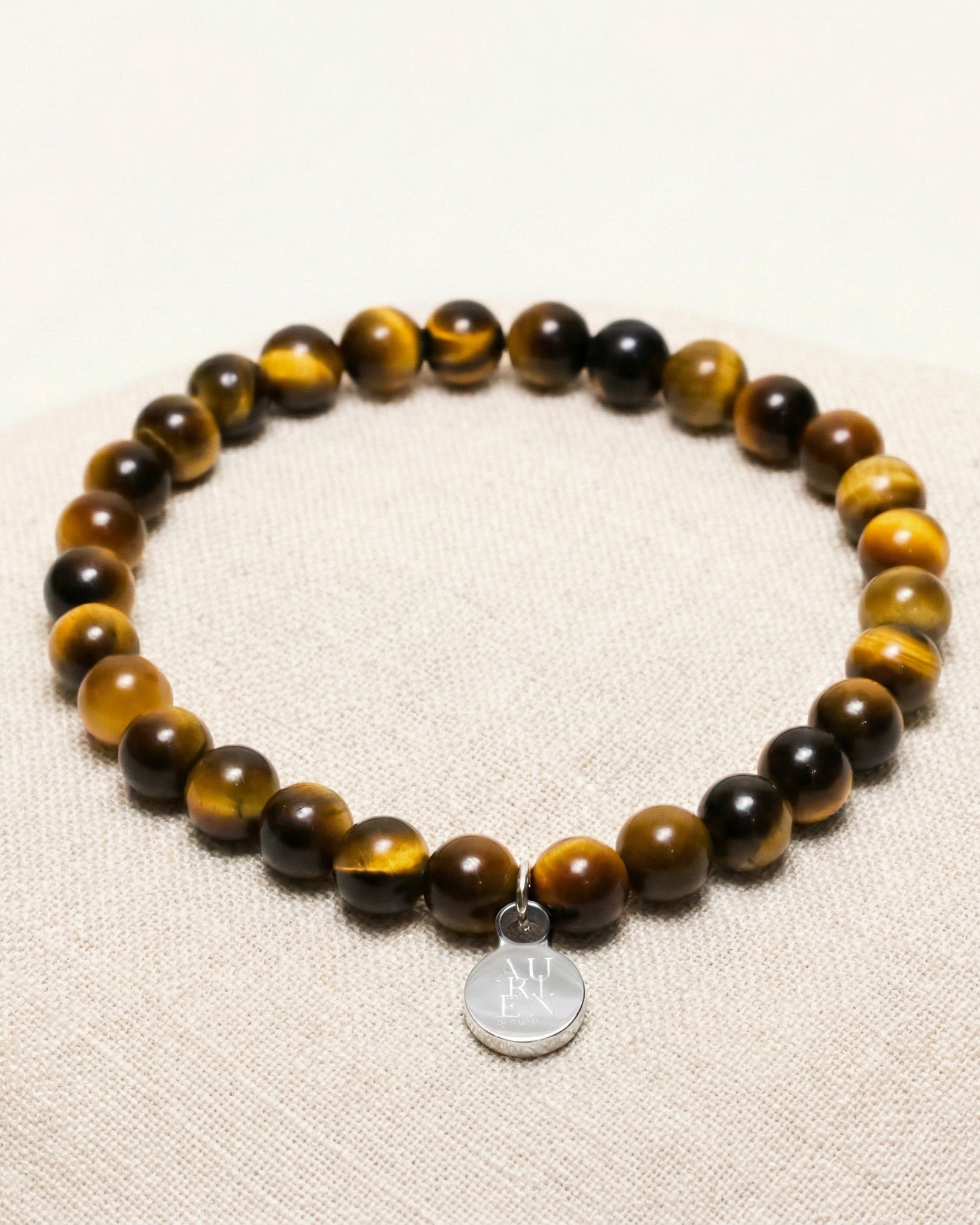 yellow tiger eyes meditation crystal bracelet aurien crystal 1