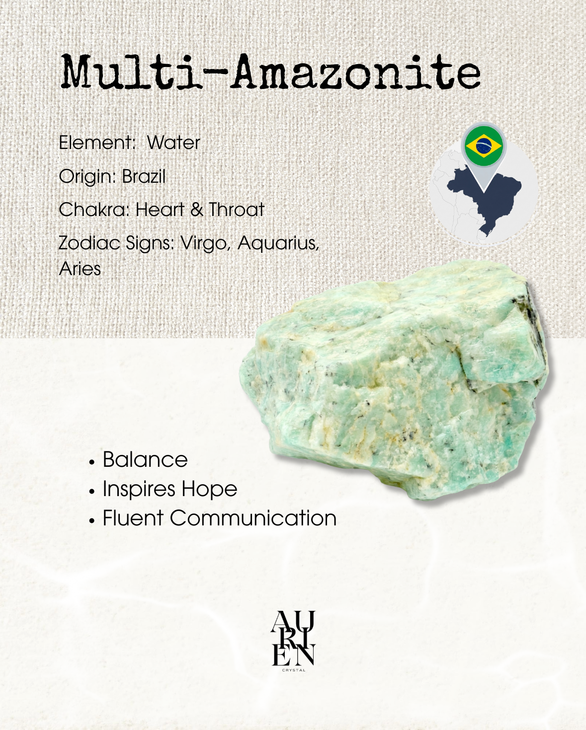 Himalayan Meditation · Amazonite 6mm