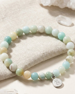 Amazonite meditation crystal bracelet aurien crystal 1