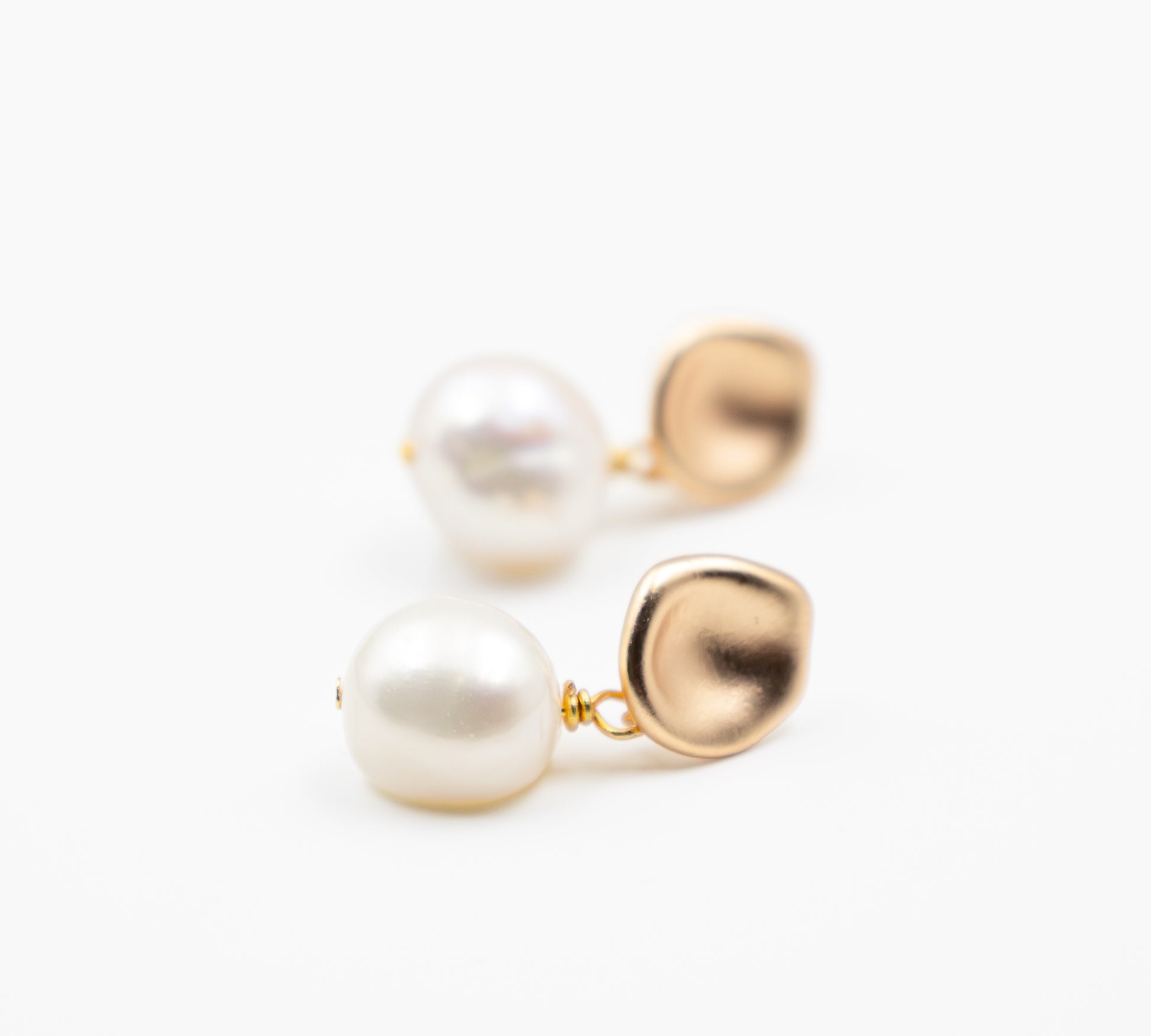Petal-Shape Baroque Pearl Drops