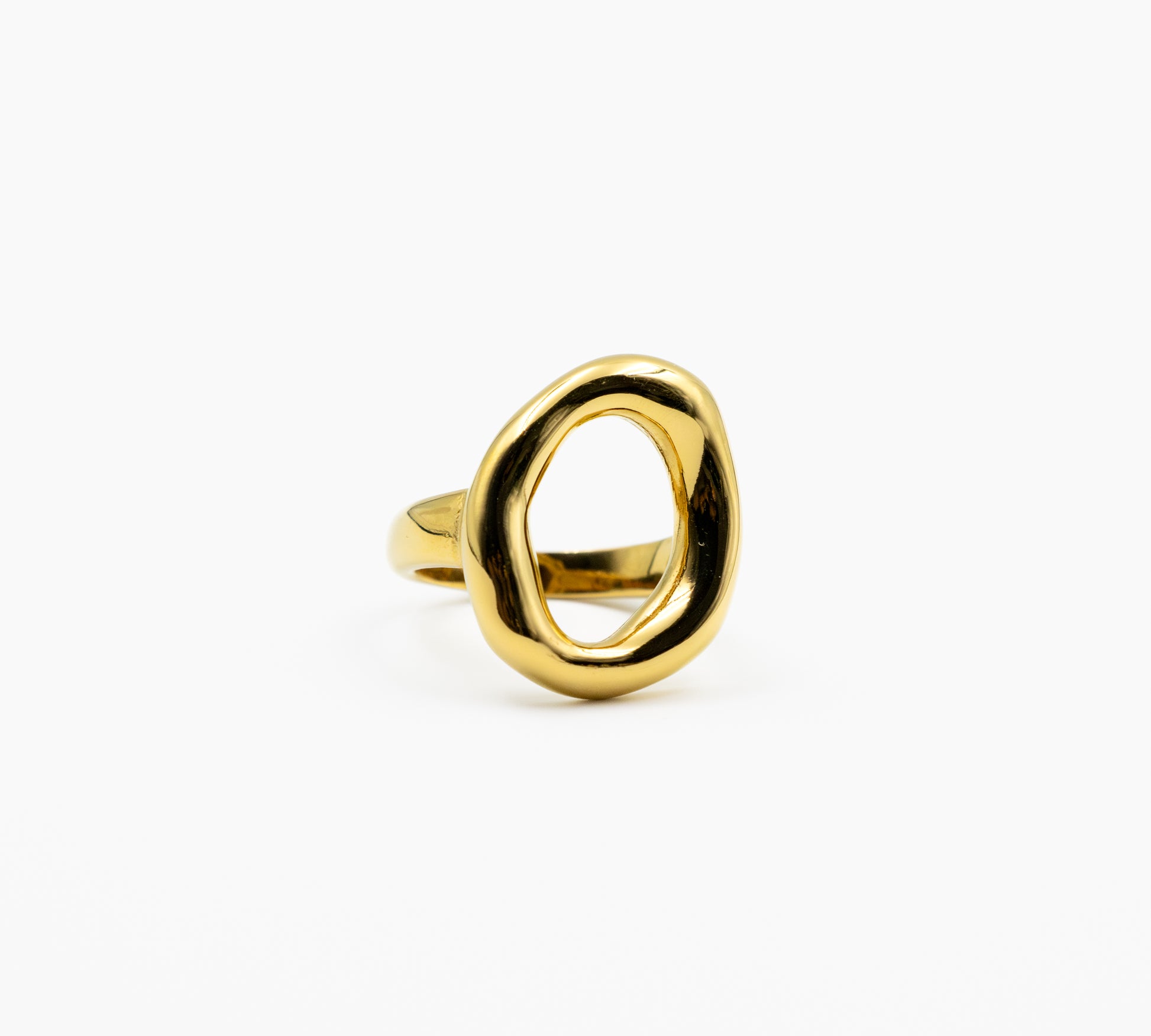 Golden Infinity Halo Ring