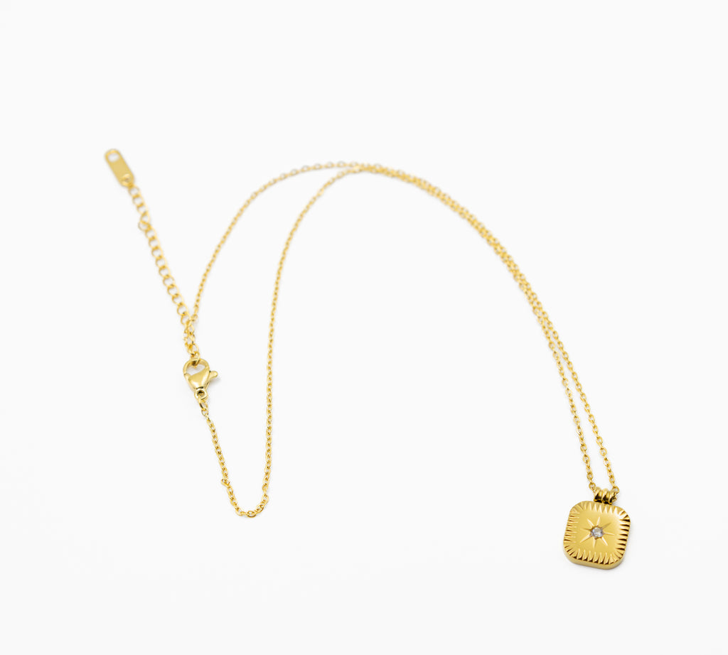 Guiding Star Medallion Necklace