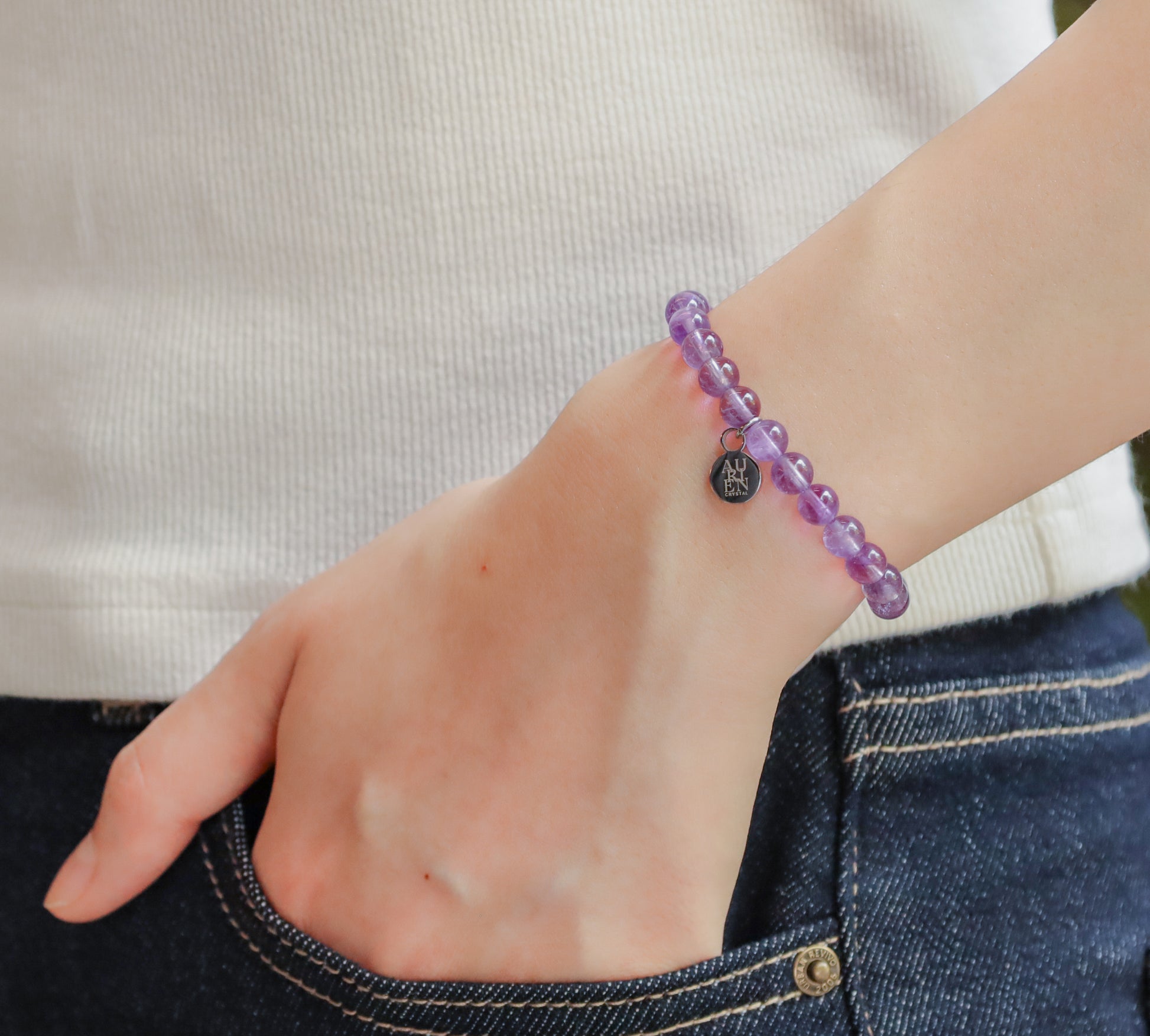 Himalayan Meditation · Amethyst 6mm