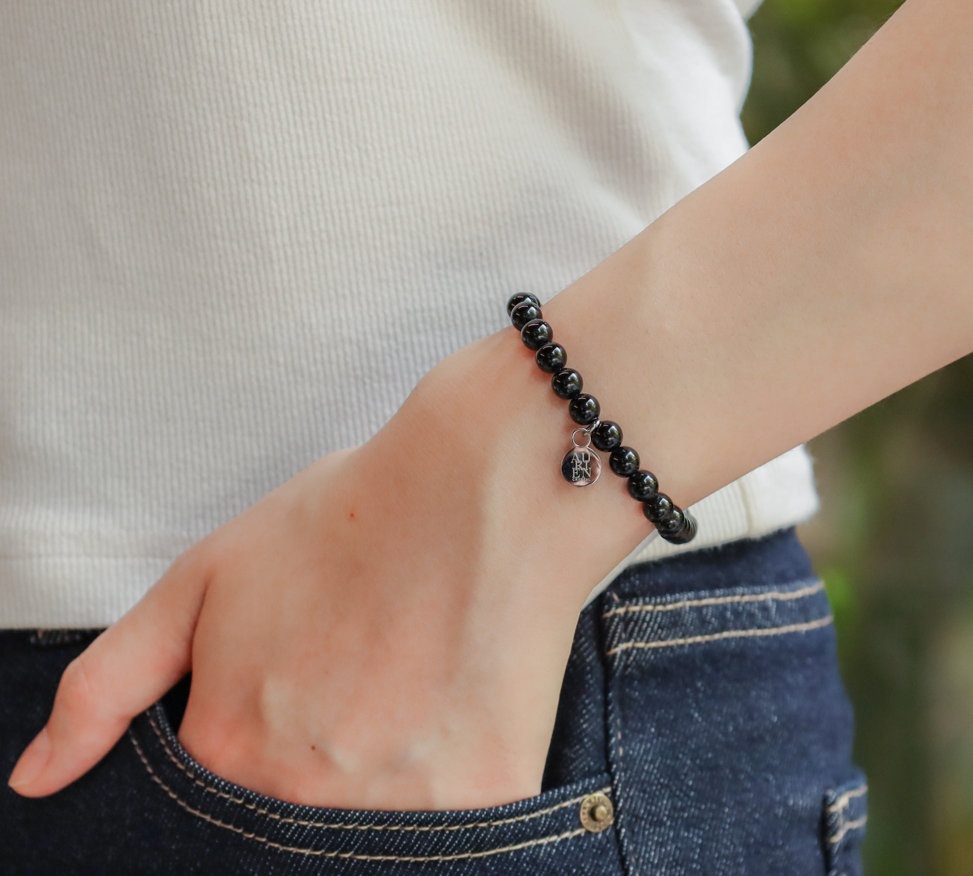 Himalayan Meditation · Black Tourmaline 6mm