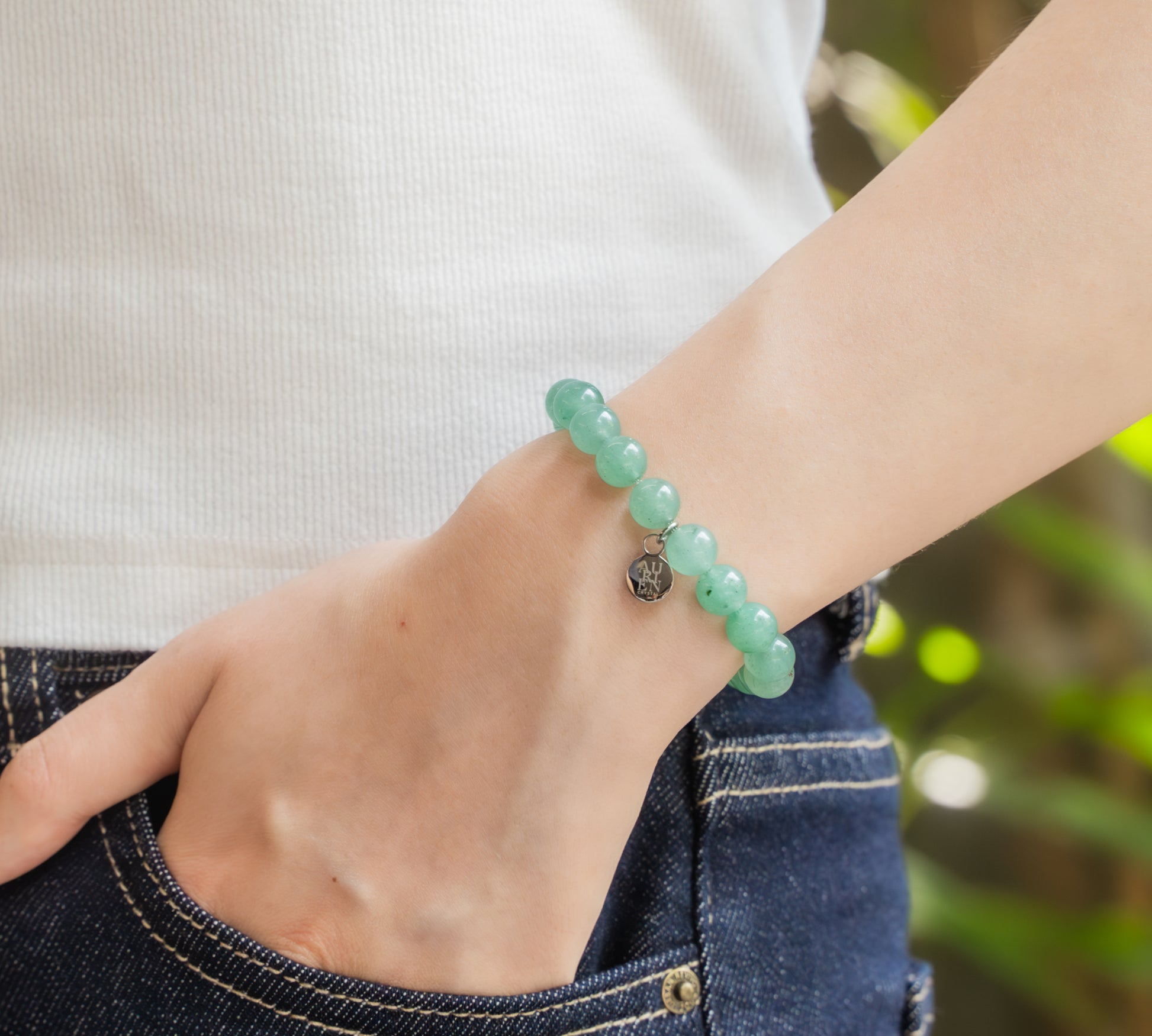 Himalayan Meditation · Green Aventurine 8mm