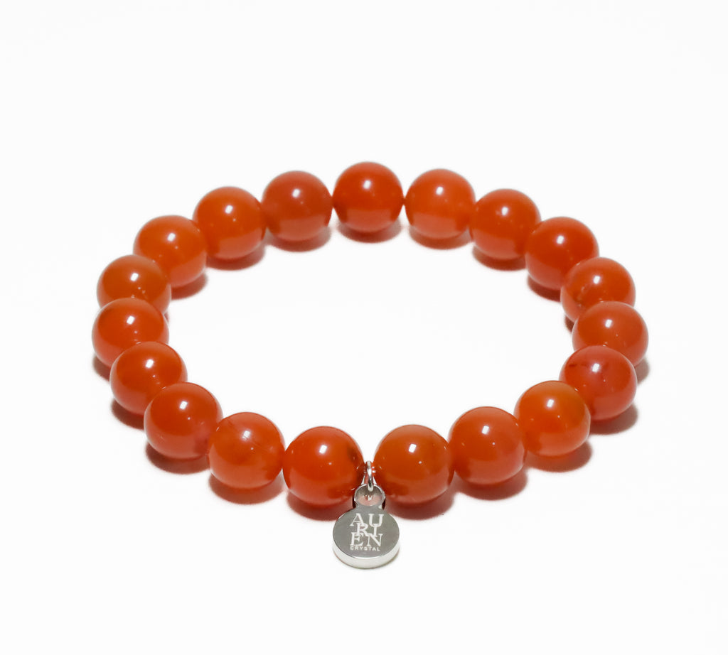 Himalayan Meditation · South Red Agate 8mm