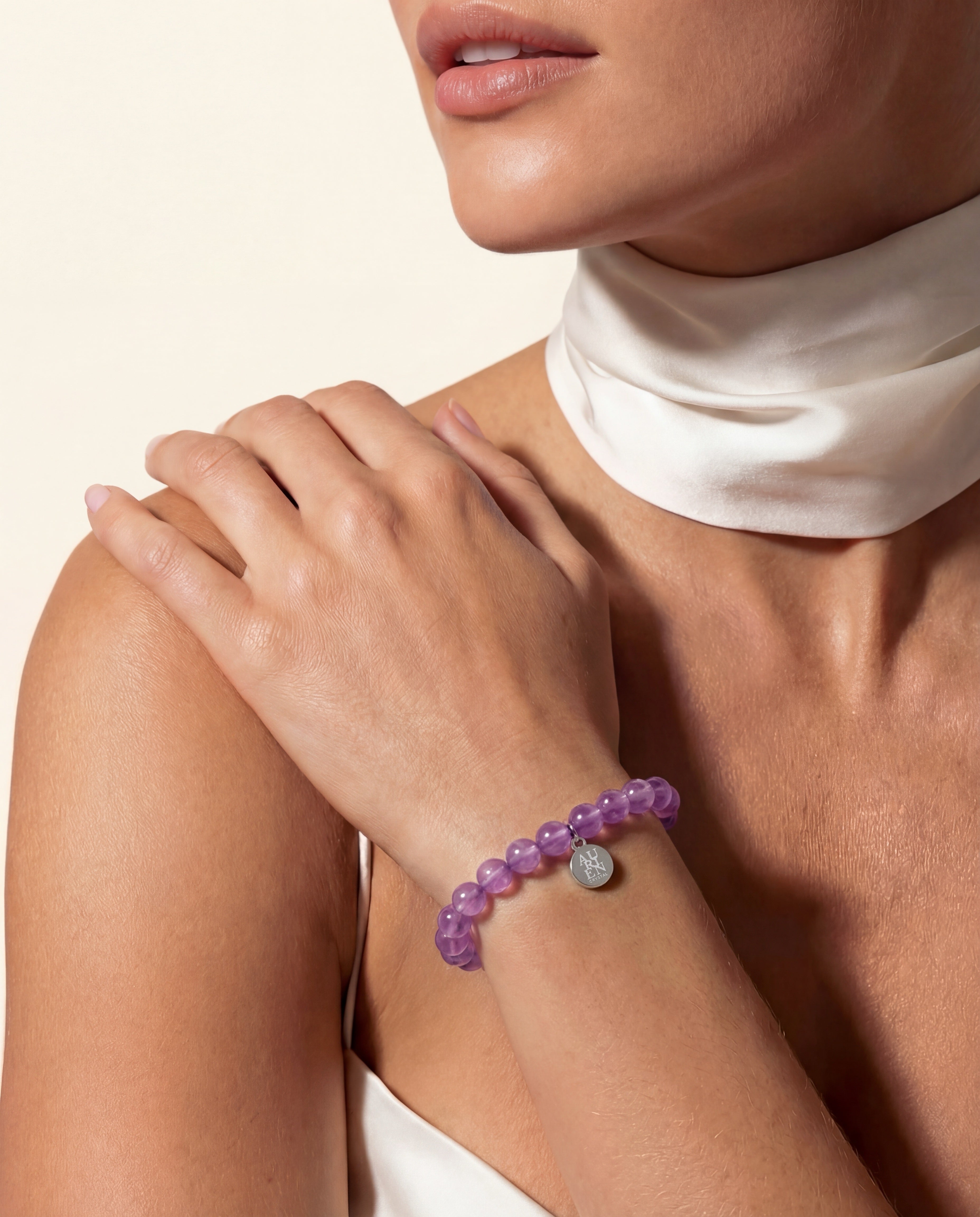 amethyst meditation crystal bracelet aurien crystal 2