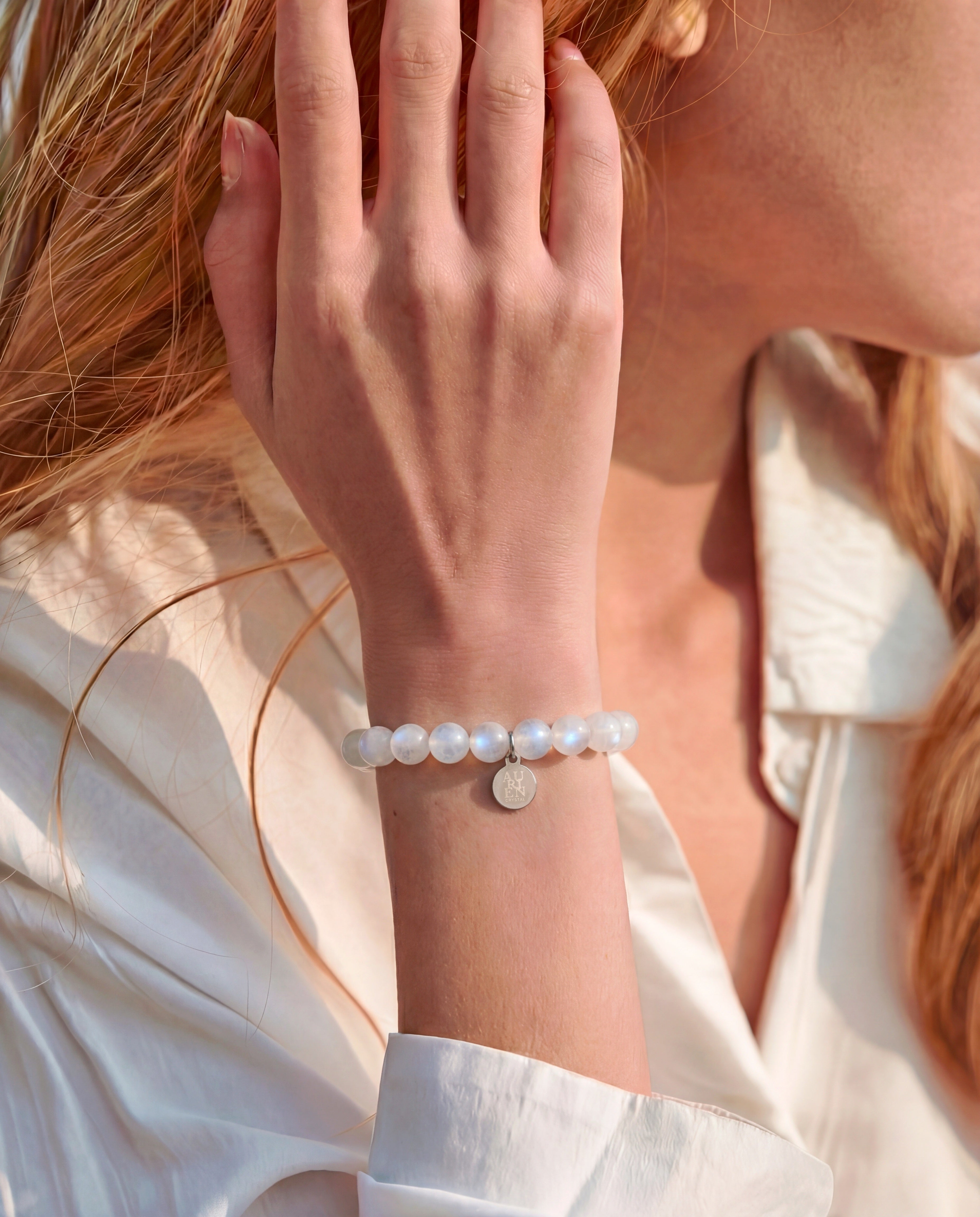 blue moonstone meditation crystal bracelet aurien crystal 4