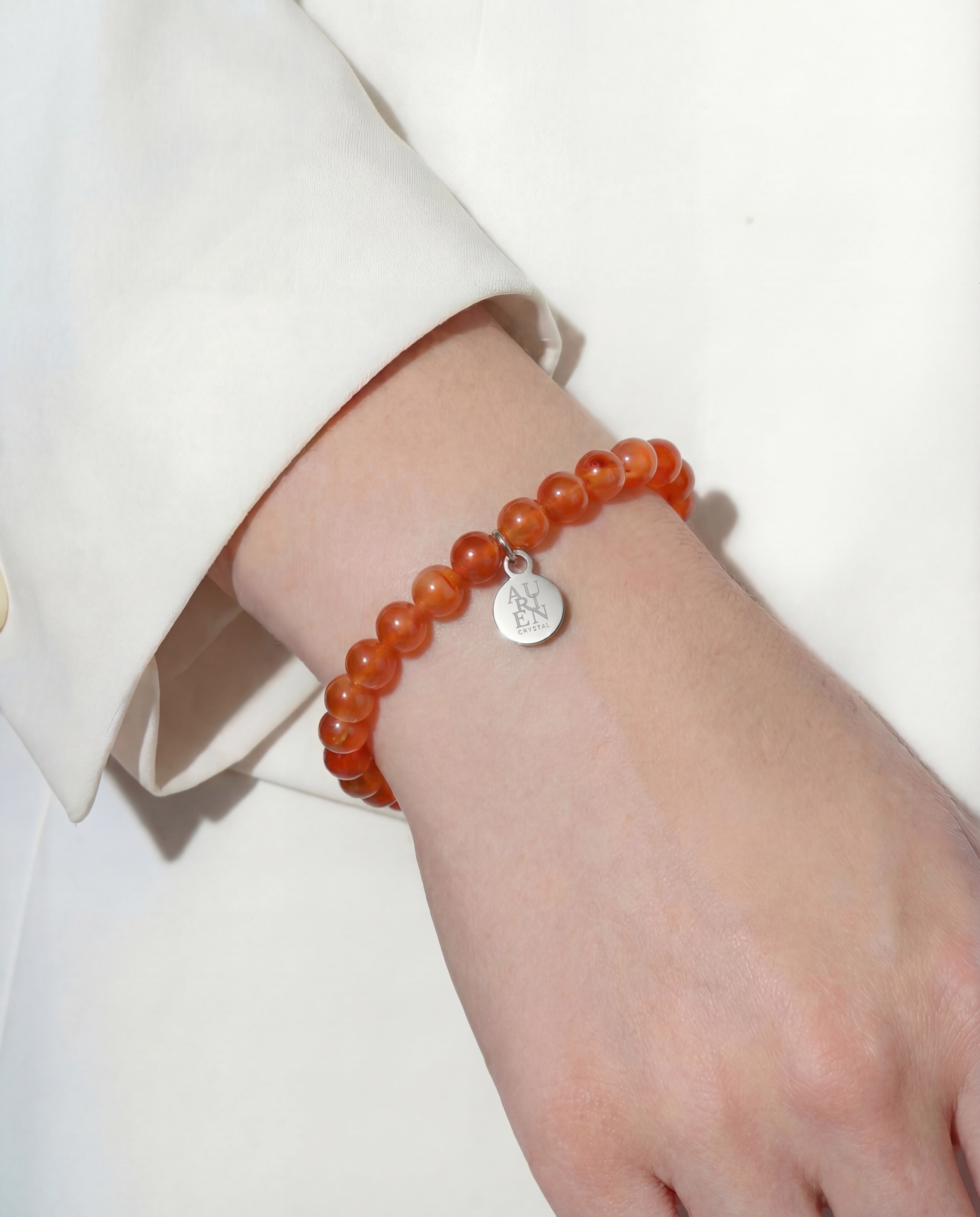carnelian meditation crystal bracelet aurien crystal 2