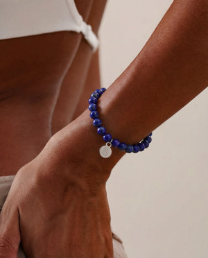 Lapis Lazuli meditation crystal bracelet auien crystal 2