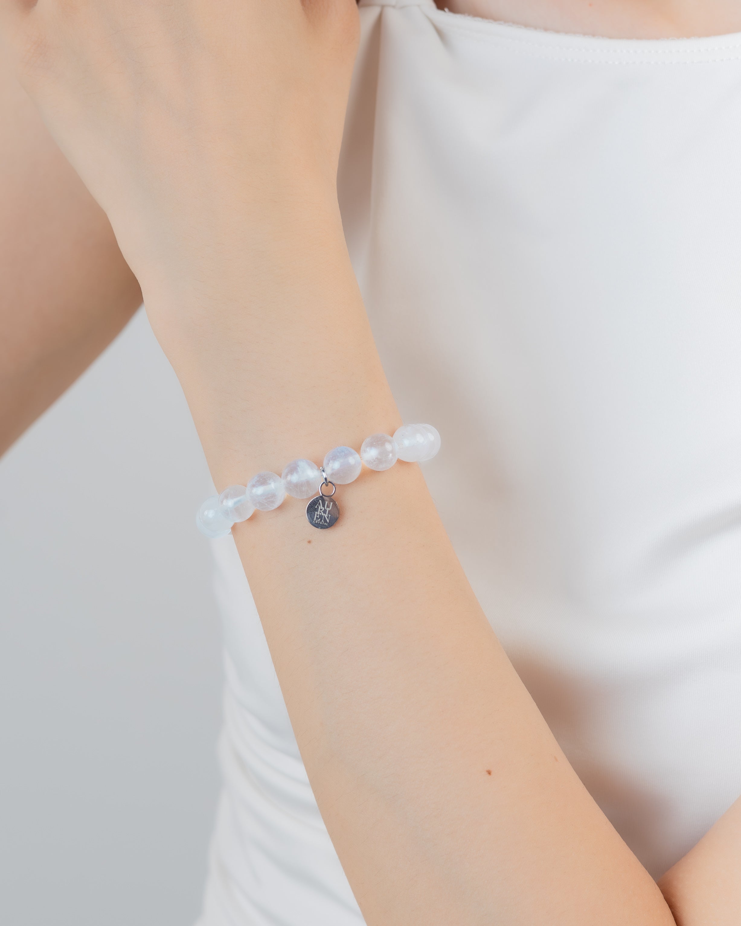 blue moonstone meditation bracelet of aurien crystal 1