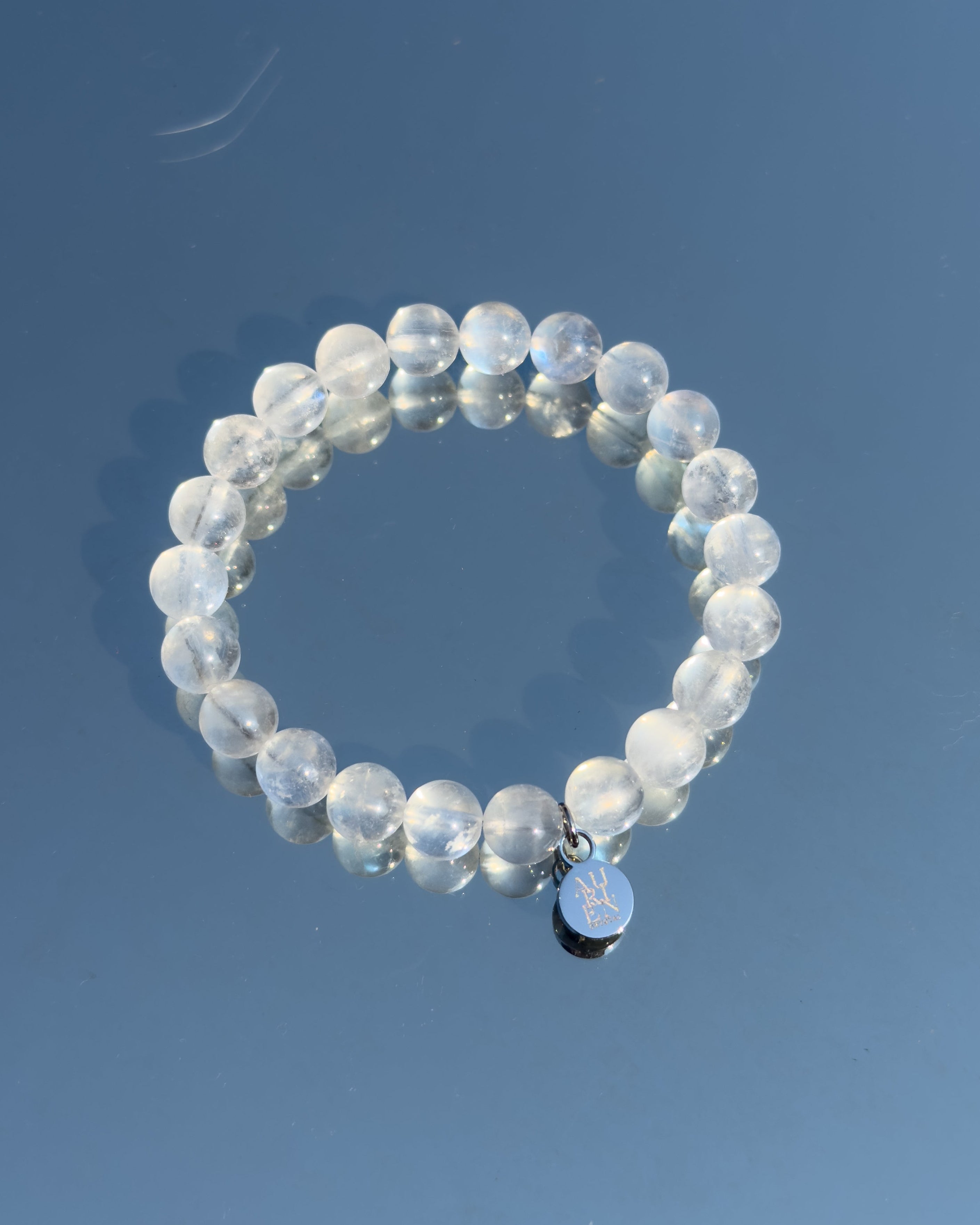 Himalayan Meditation · Blue Moonstone 8mm