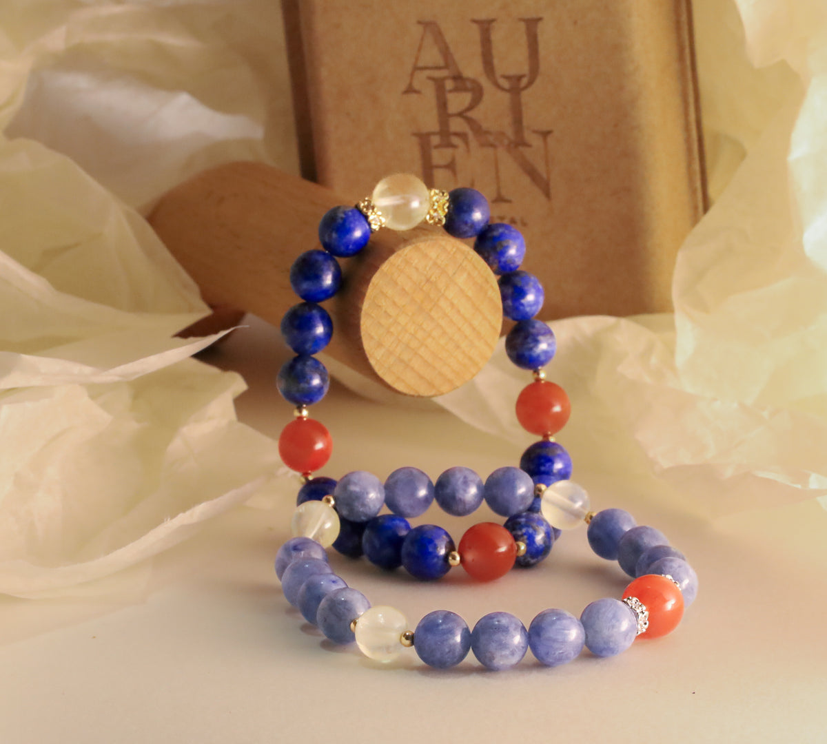 Inner Sight & Soul Cleanse - Emotional Clearing & Intuition Crystal Bracelet Set