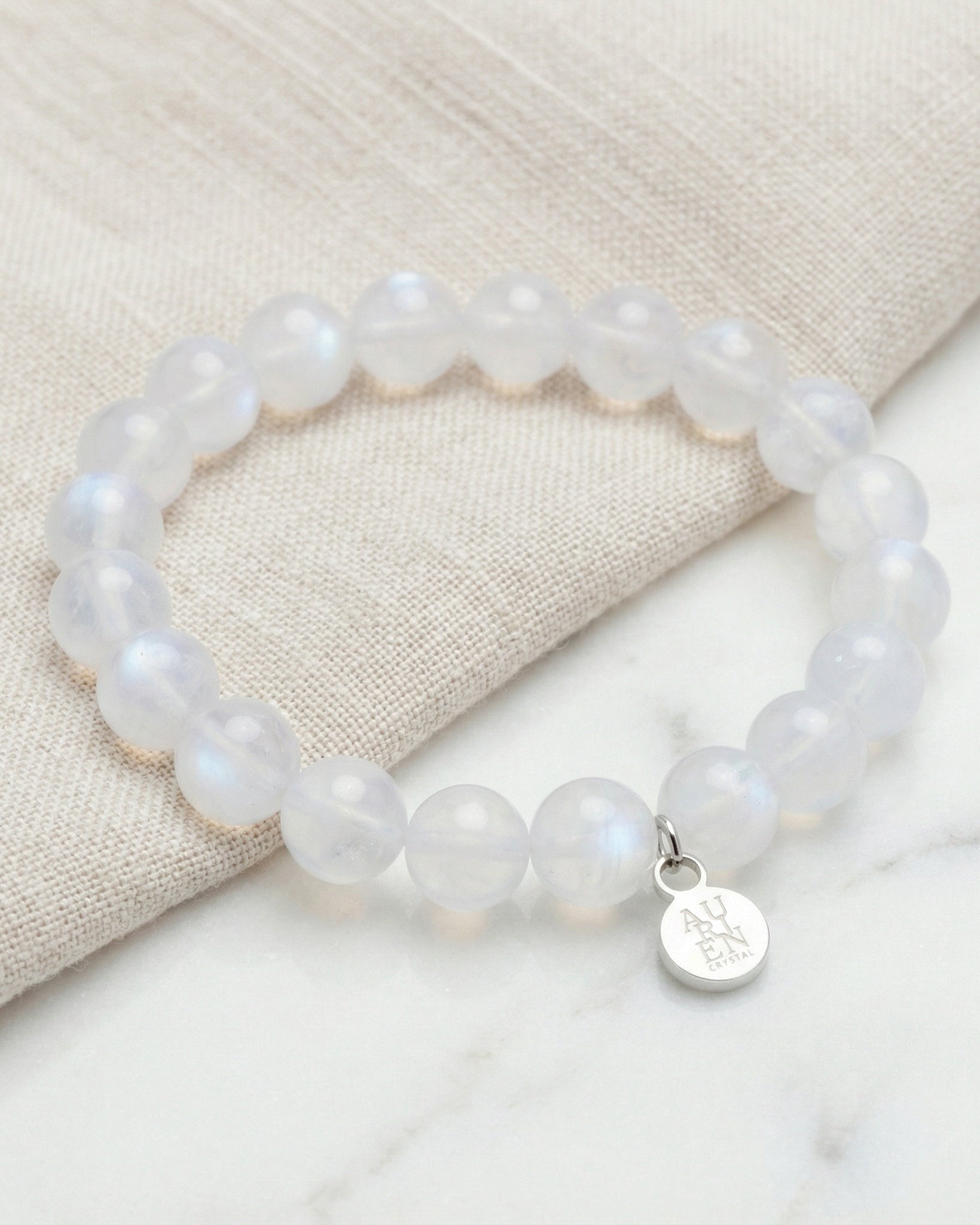 blue moonstone meditation crystal bracelet aurien crystal 3