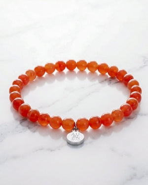 carnelian meditation crystal bracelet aurien crystal 1