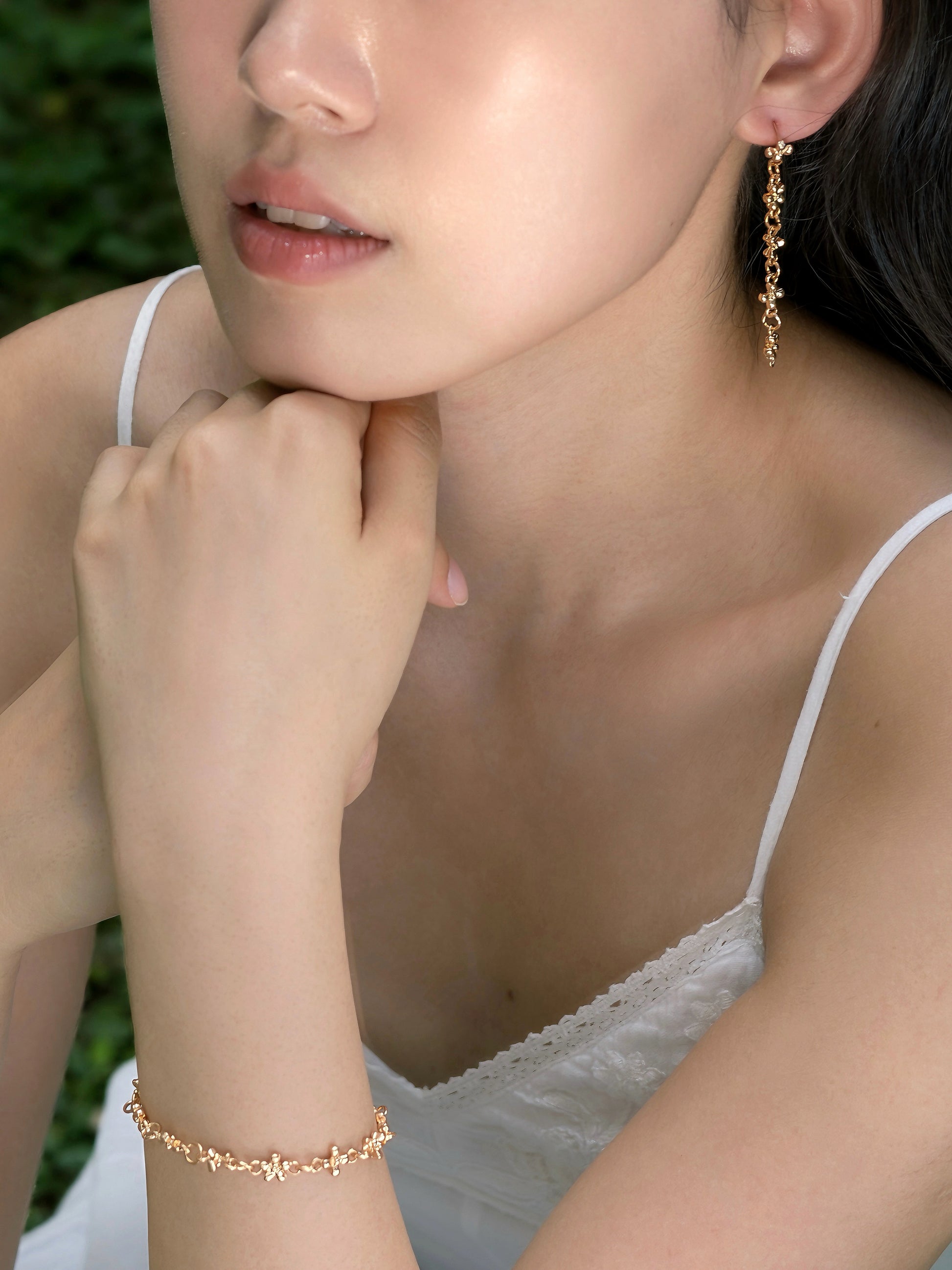 Bloom Cascade Drop Earrings