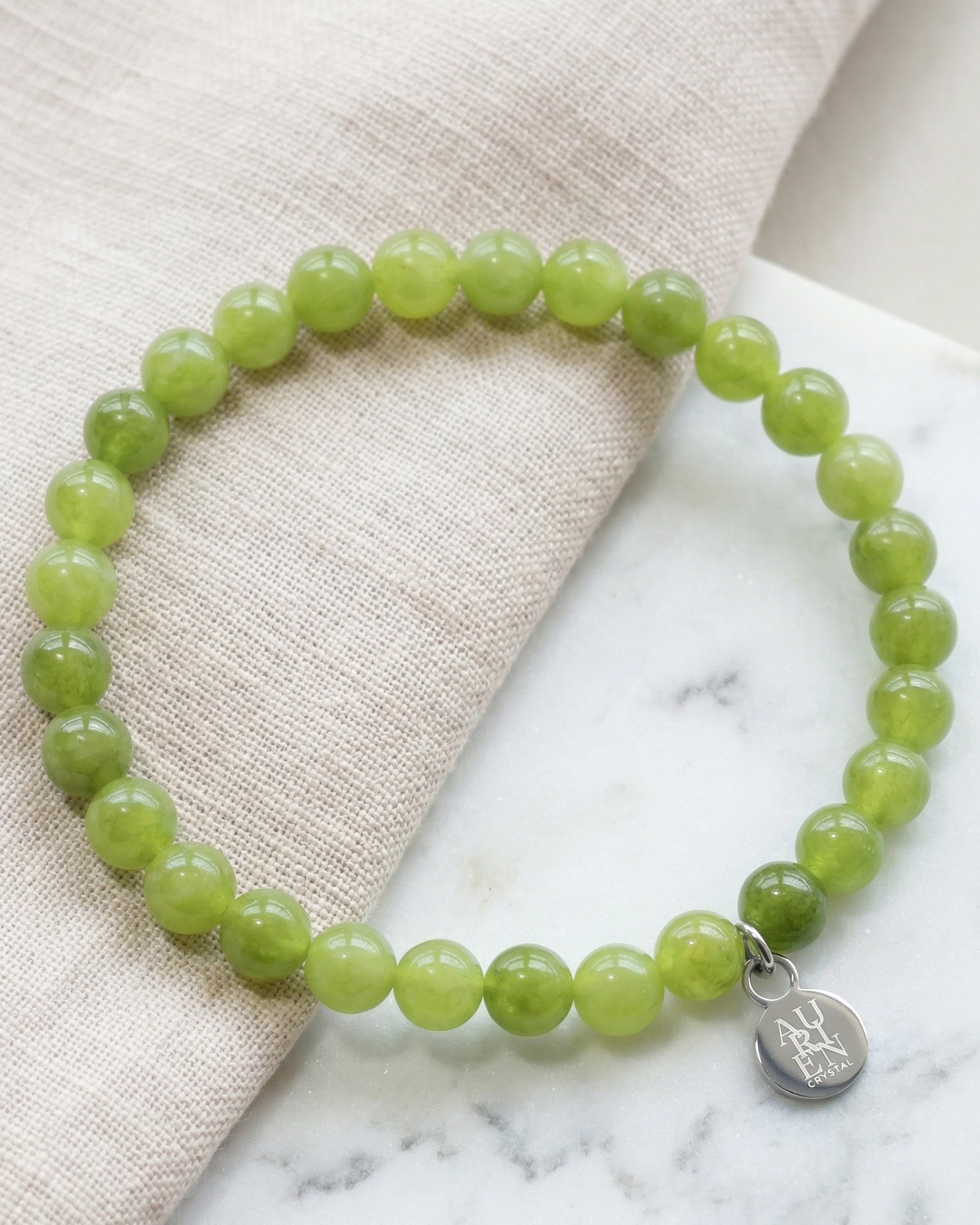 peridot meditation crystal bracelet aurien crystal 1